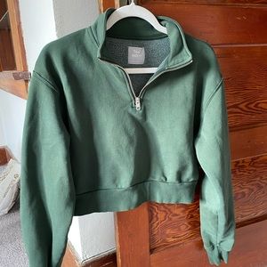 TNA Cozy AF cropped sweater